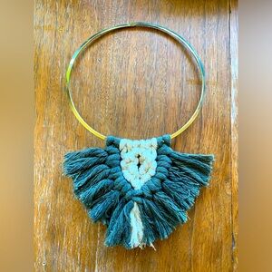 Macrame Necklace by @HalfwayHippieCA